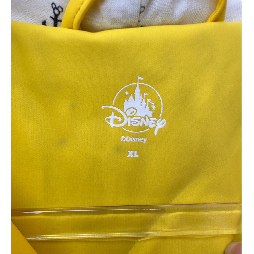 Disney Paris Minnie Mouse Yellow Rain Jacket Women XL - Picture 7 of 16